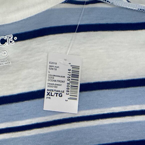 The Children’s Place Boys Blue & White Striped Polo Shirt - Picture 5 of 7